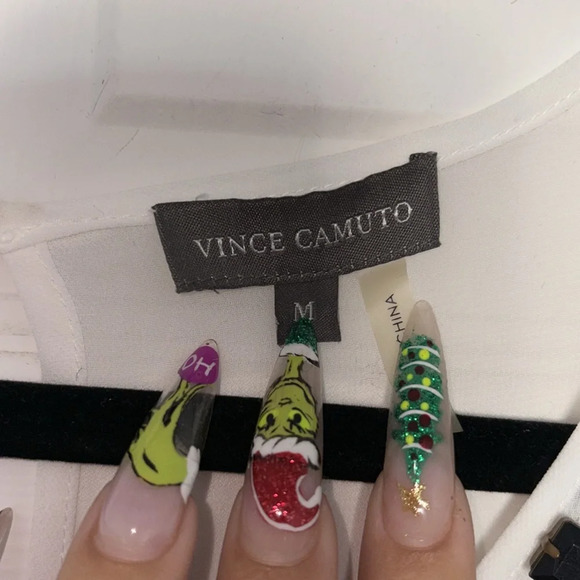 Vince Camuto Holiday Glam Rhinestone Jumpsuit - Picture 5 of 7